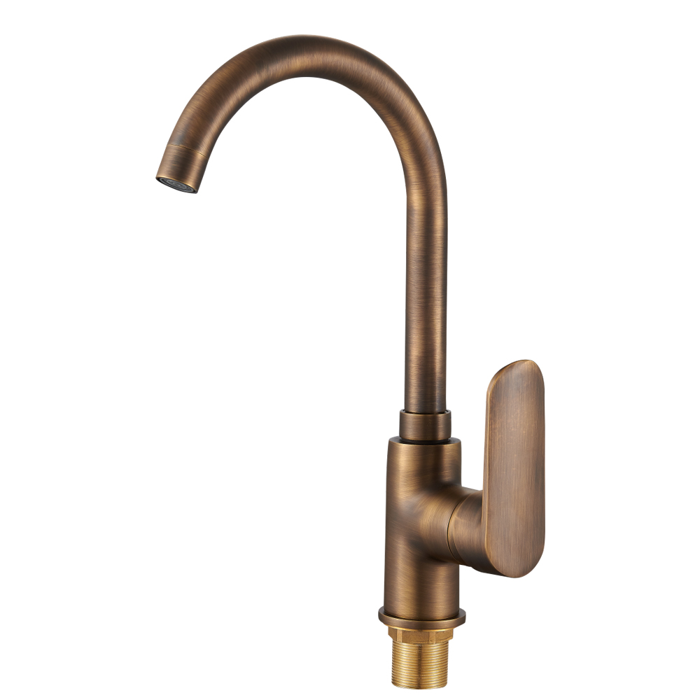 Lacquered bronze vintage kitchen faucet
